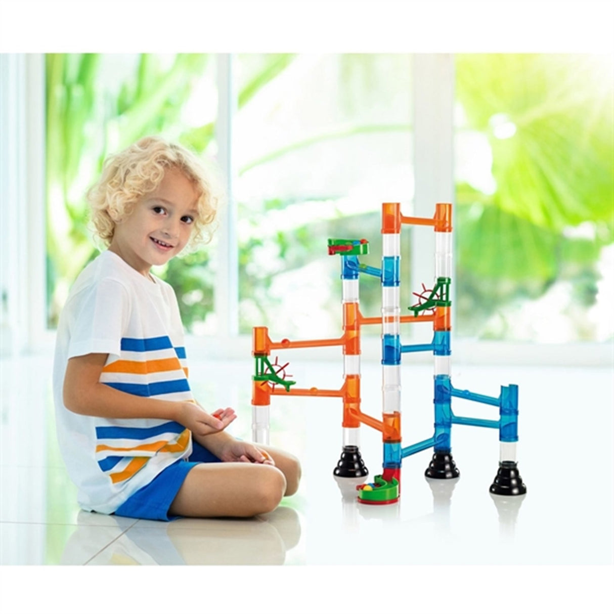 Quercetti Migoga Marble Run Transparent Bollbana (45 delar)