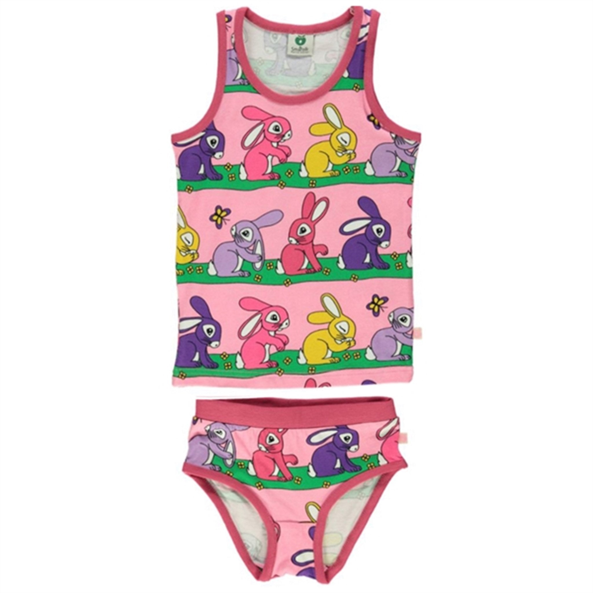 Småfolk Sea Pink Rabbit Underkläder