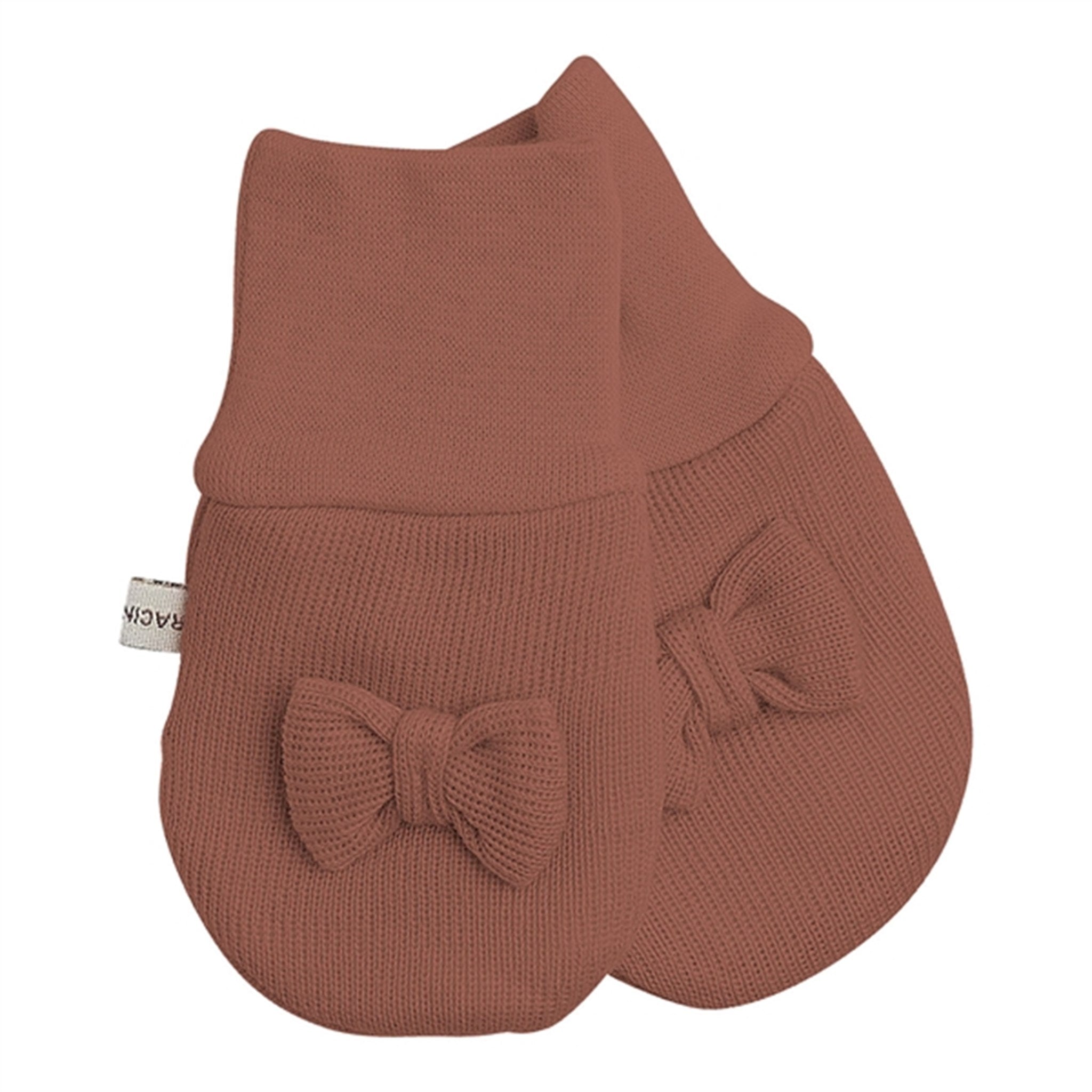 Racing Kids Mittens Baby Bow Coffee Beans