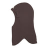 Racing Kids Rund Balaklava Ull/Bomull m. Rosett 3-lags Chocolate Brown