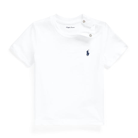 Ralph Lauren Baby Boy Short Sleeved Tee Core Replen White