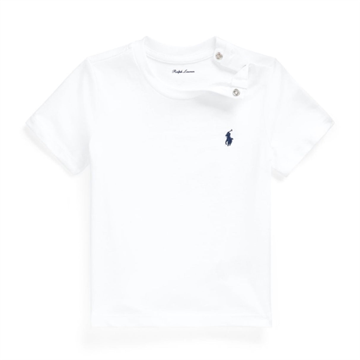 Ralph Lauren Baby Boy Short Sleeved Tee Core Replen White