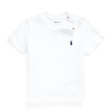 Ralph Lauren Baby Boy Short Sleeved Tee Core Replen White