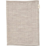 Copenhagen Colors Pale Cream Melange Merino Ull Stickad Halsedisse
