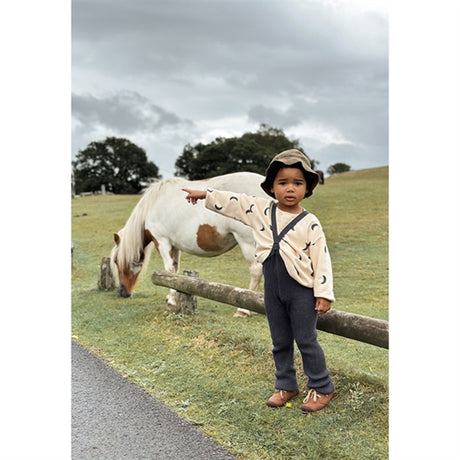 Silly Silas Roomy Footless Dark Grey Blend