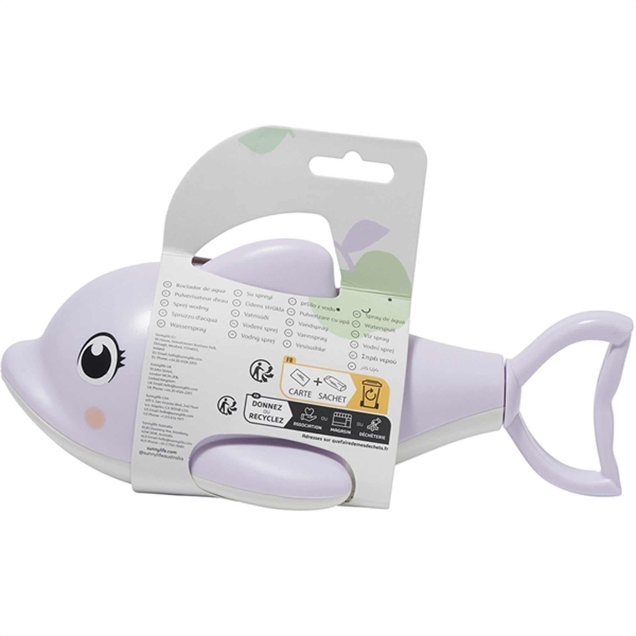 SunnyLife Bath Squirters Dolphin Pastel Lilac 6