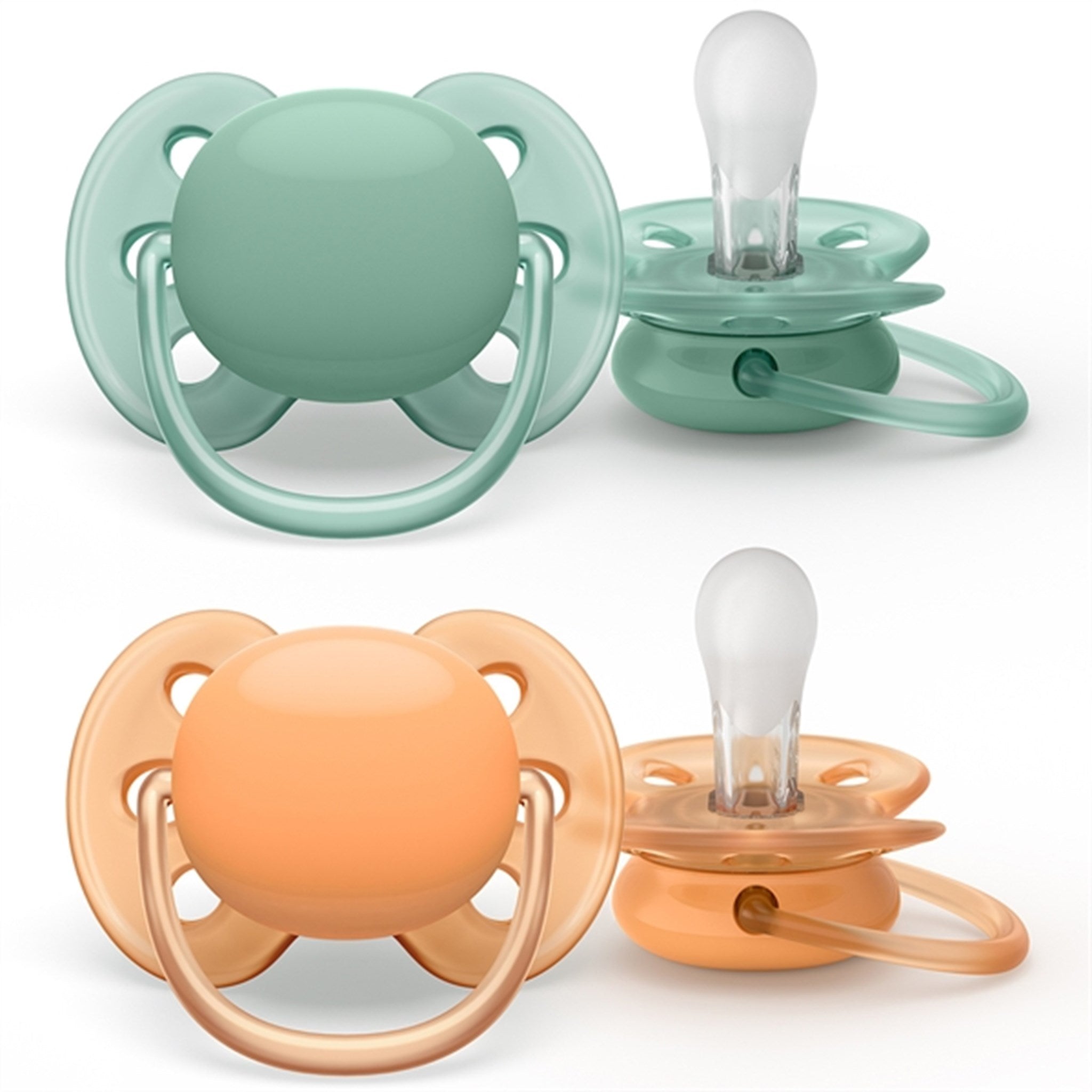 Philips Avent Ultra Soft Napp 0-6 mdr 2-pack
