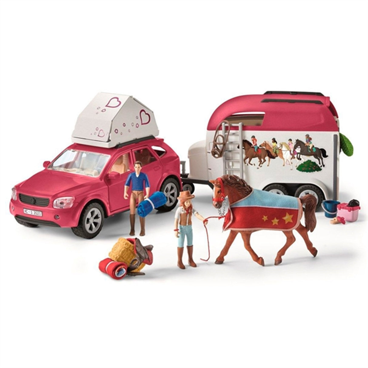 Schleich Horse Club Adventures with Car and Trailer