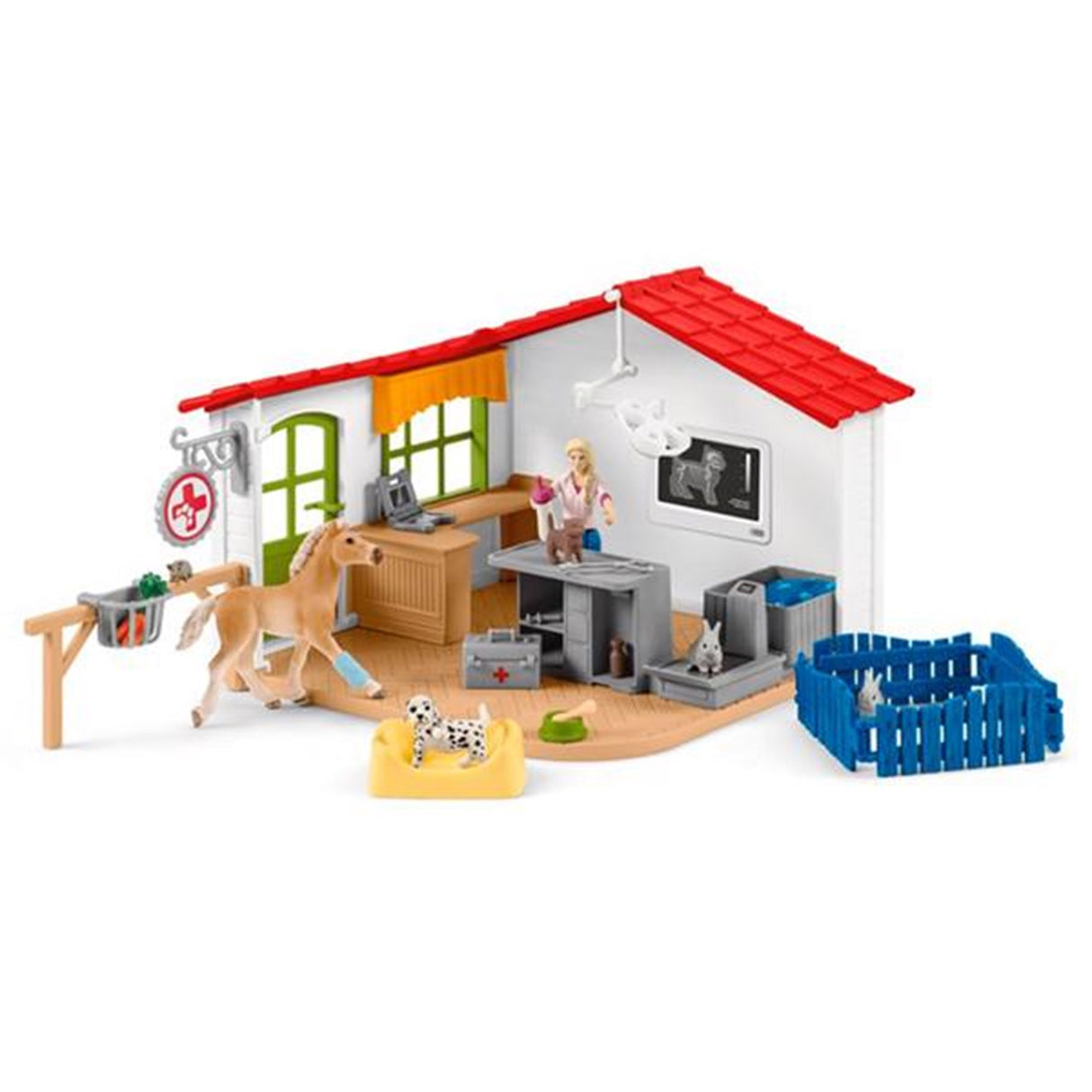 Schleich Farm World Veterinär med Husdjur