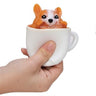 Schylling Pup in a Cup Cocoa Corgi