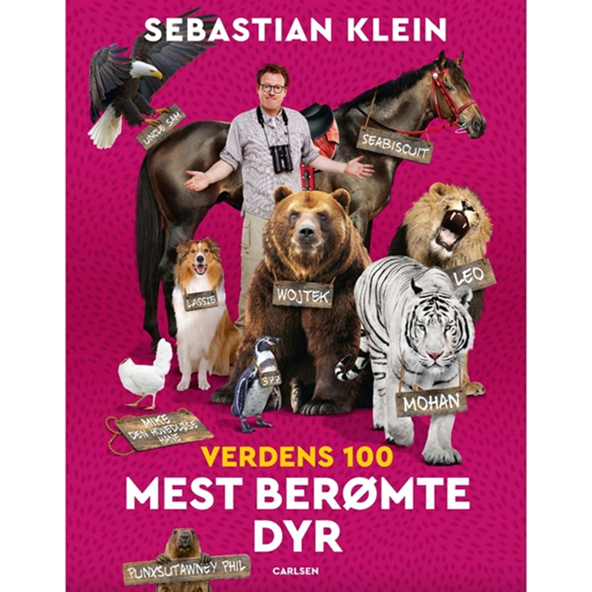 Forlaget Carlsen Sebastian Klein De 100 Mest Berømte Dyr