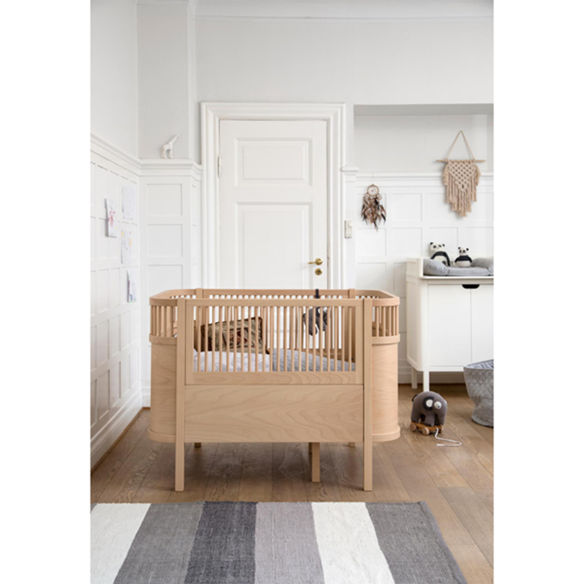 Sebra Sängen Baby och Junior Wooden Edition 2