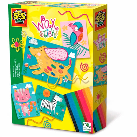 SES Creative Dekorationsset - Voksfarver