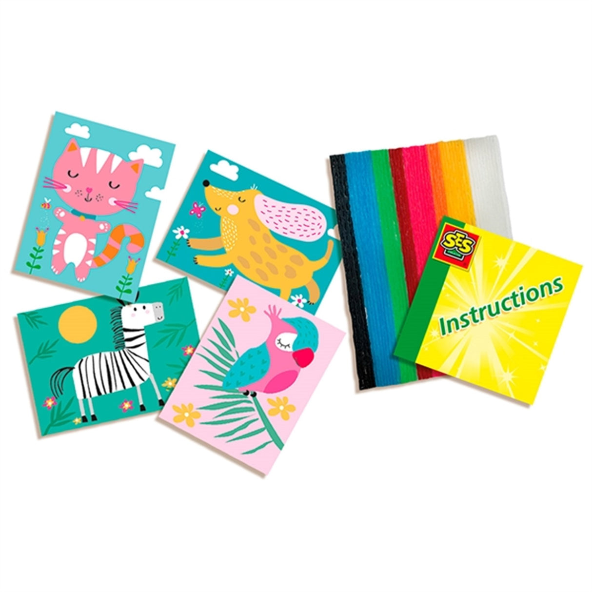 SES Creative Dekorationsset - Voksfarver