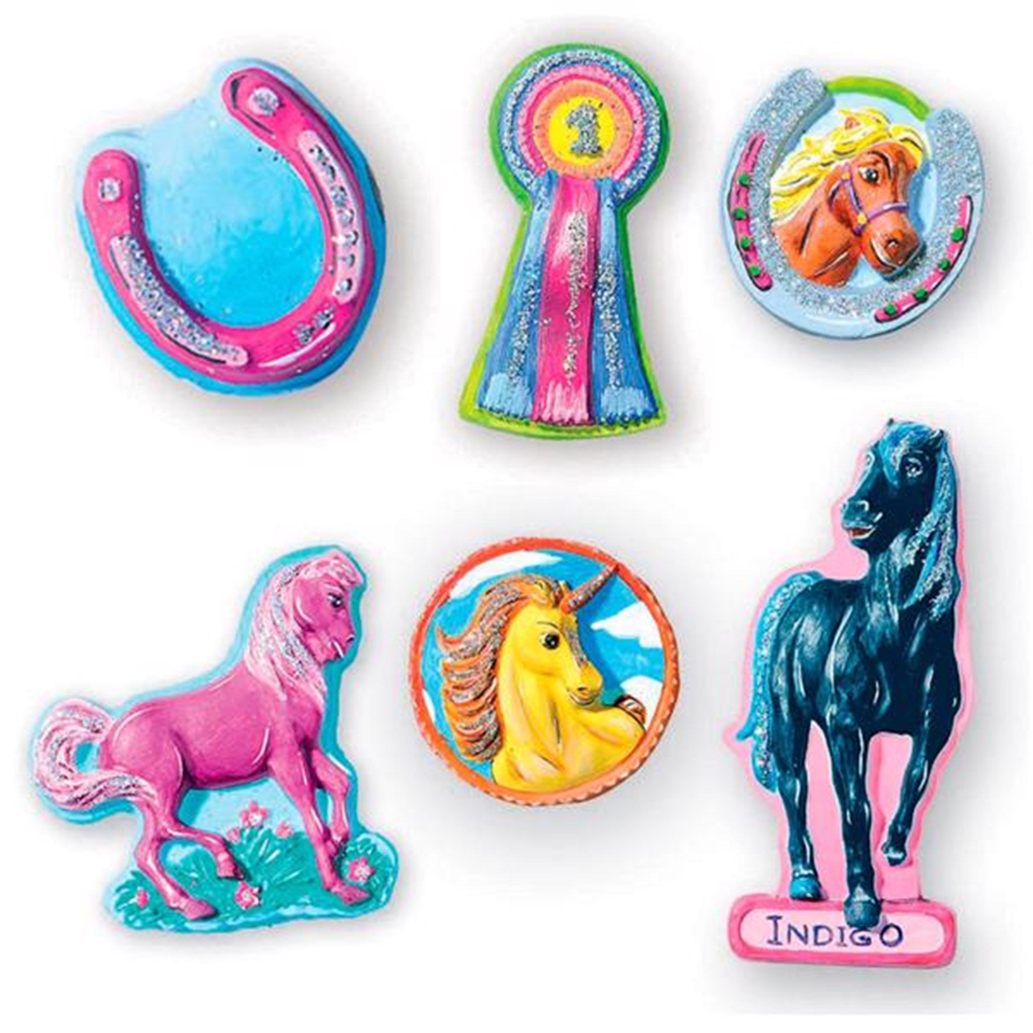 SES Creative Cast and Paint - Horses w. Glitter 2