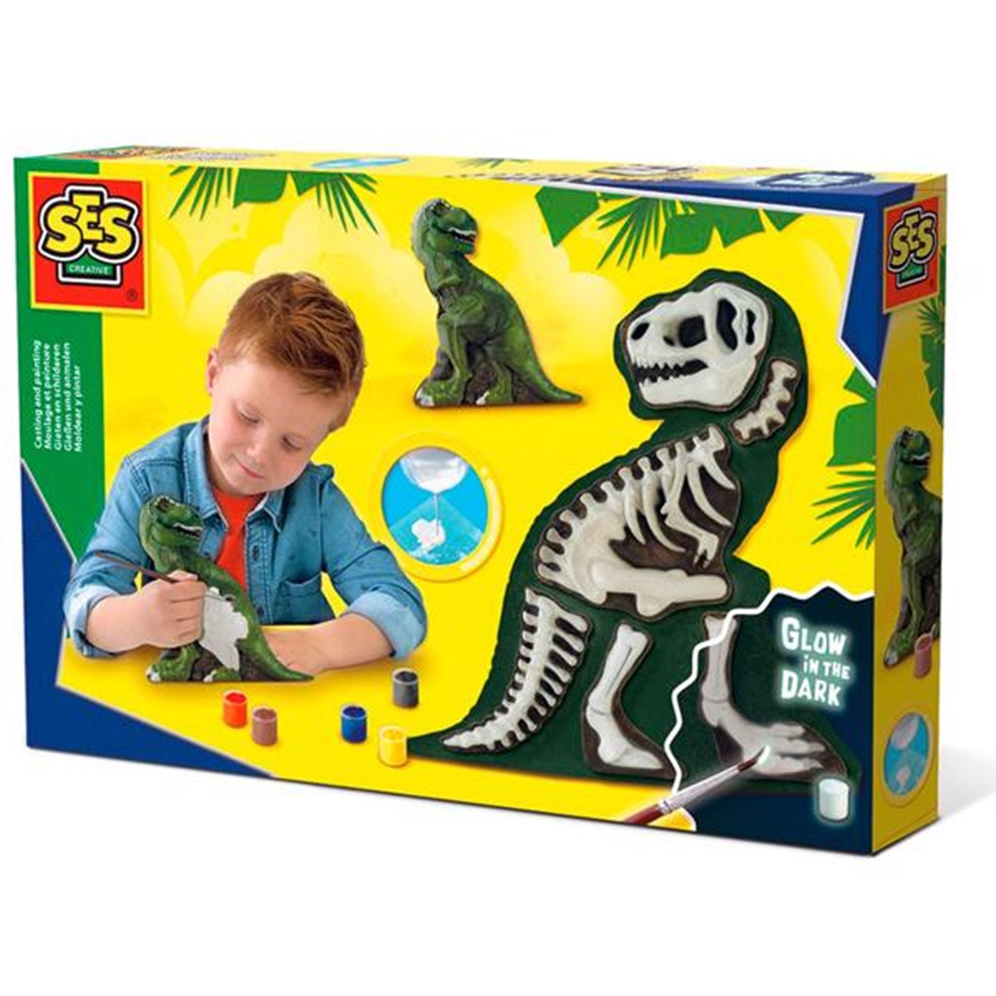 SES Creative Casting & Painting T-Rex w. Skeleton