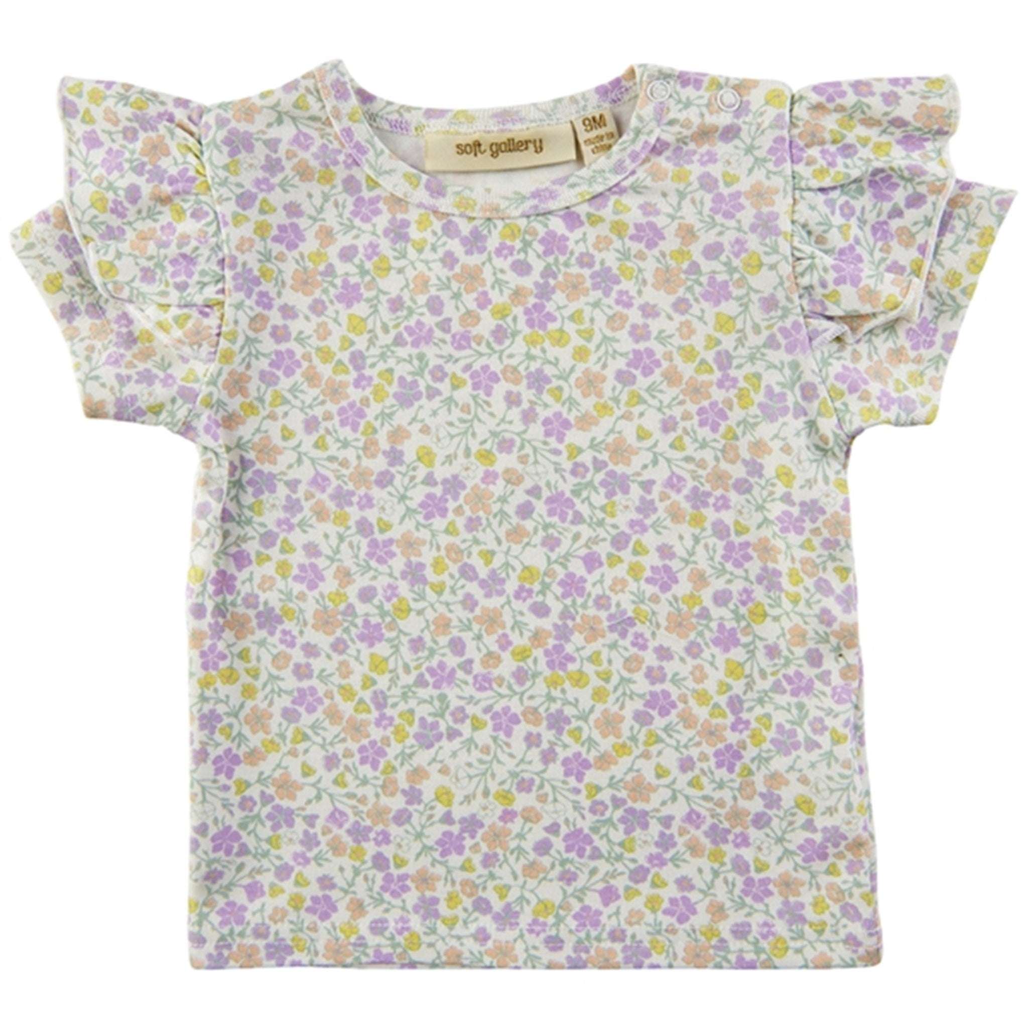 Soft Gallery Snow White Janisa Pastelflower T-shirt