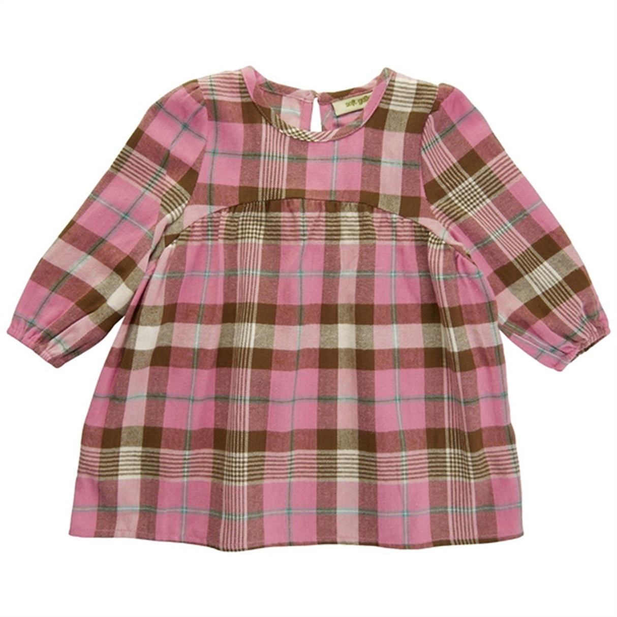 Soft Gallery Cocoa Brown Mynte Check Klänning