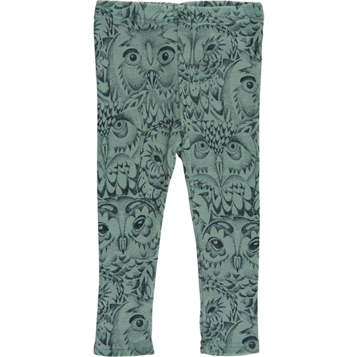 Soft Gallery Iceberg Green Paula Owl Ull Leggings