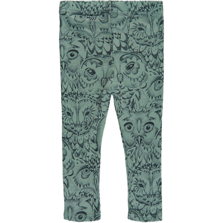 Soft Gallery Iceberg Green Paula Owl Ull Leggings 2