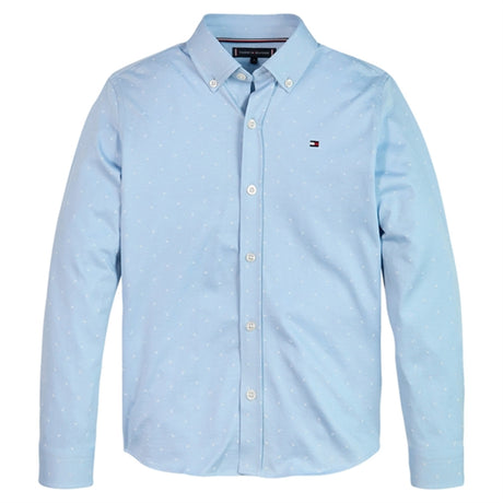 Tommy Hilfiger Str. Jersey Mini AOP Skjorta Calm Blue