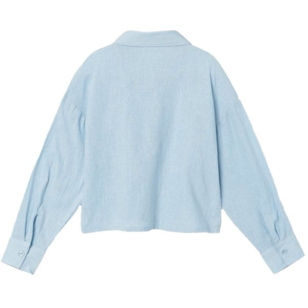 Name it Chambray Blue Falinnen Skjorta 3