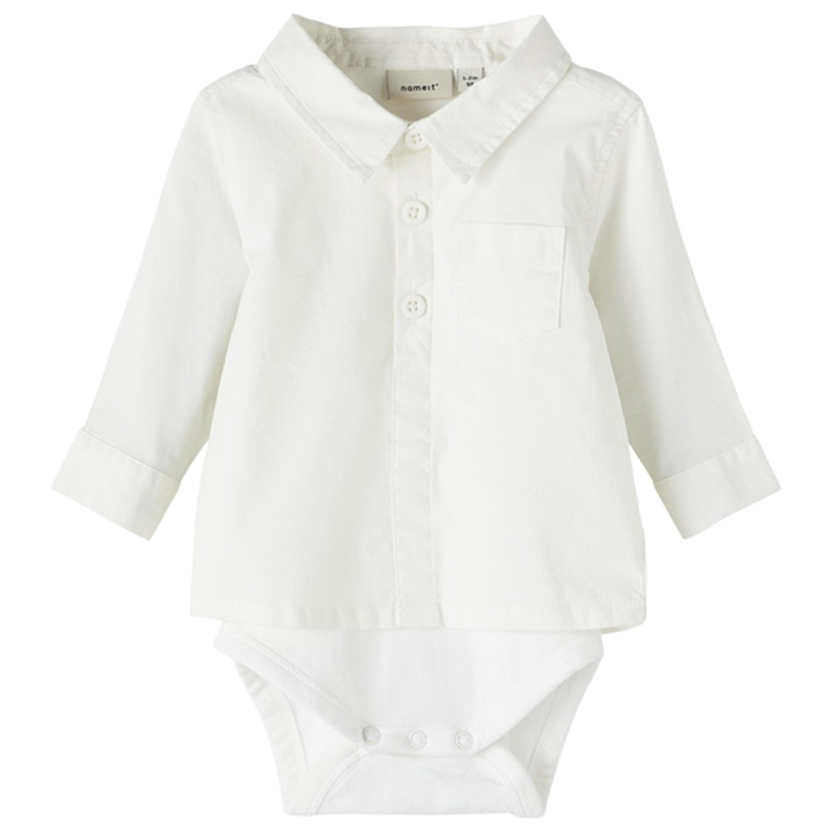Name it Bright White Roah Skjorte Body