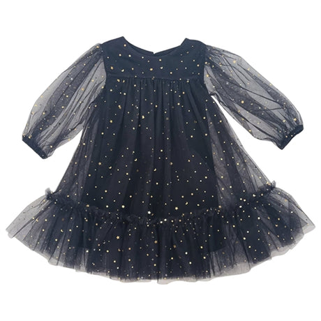 Dolly by Le Petit Tom Stars & Moon Tulle Empress Klänning Black