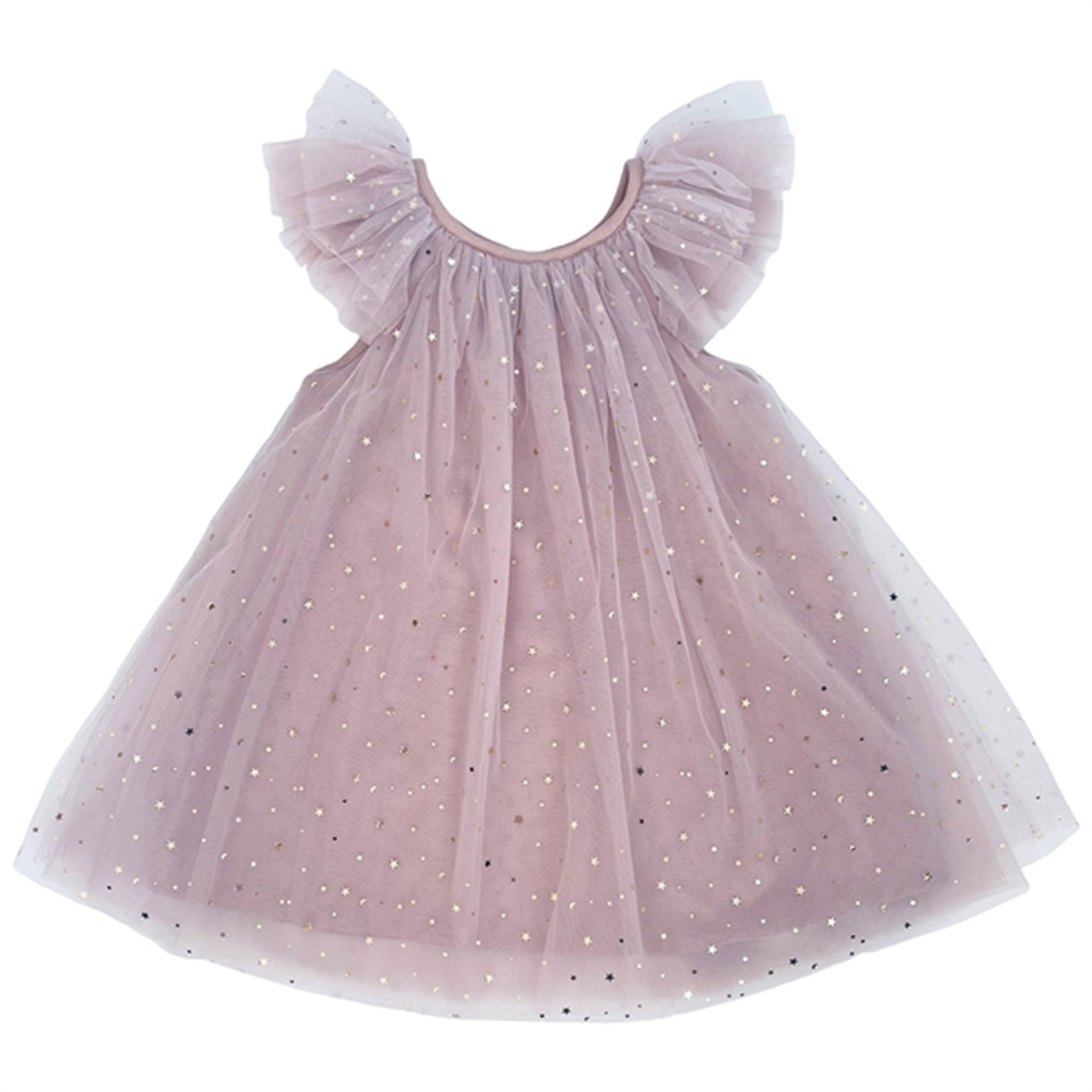 Dolly by Le Petit Tom Fairy Tulle Klänning Dusty Violet