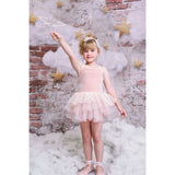 Dolly by Le Petit Tom Velvet Leotard With Tulle Tutu Klänning Ballet Pink 3