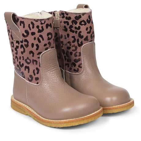 Angulus Tex-Støvle Med Lynlås Rose/Rose Leo