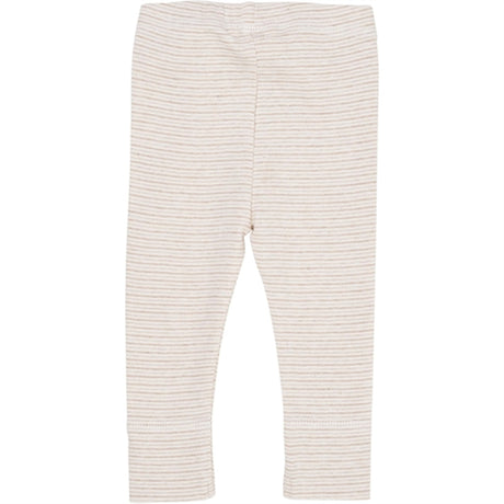 Copenhagen Colors Beige Stripe Leggings