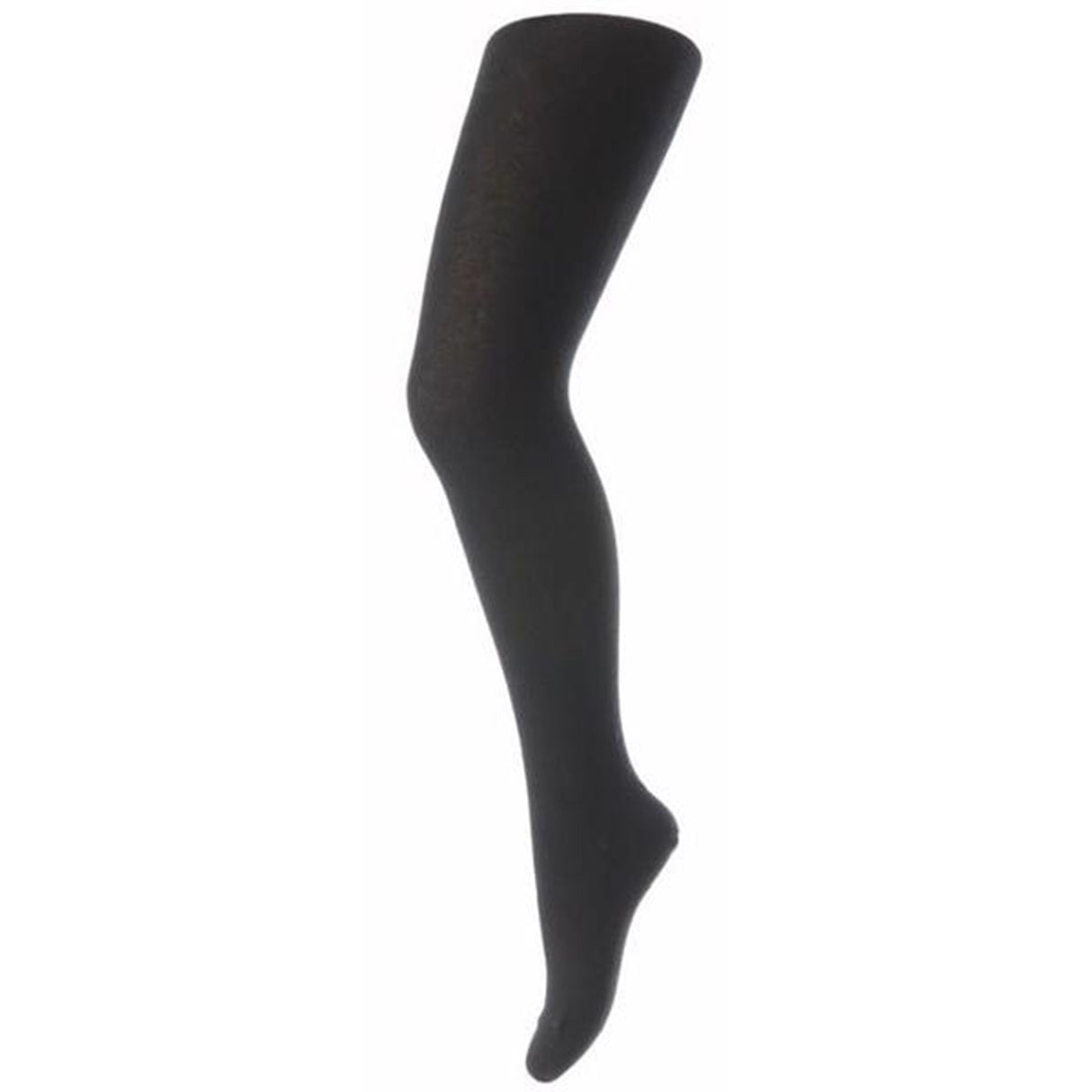 MP 326 Bomull Plain Tights 08 Black