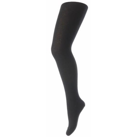 MP 326 Bomull Plain Tights 08 Black