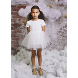 Dolly by Le Petit Tom Tutully T-Shirt Tutu Klänning White