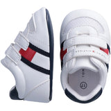 Tommy Hilfiger Flag Kardborreband Skor White/Blue 3