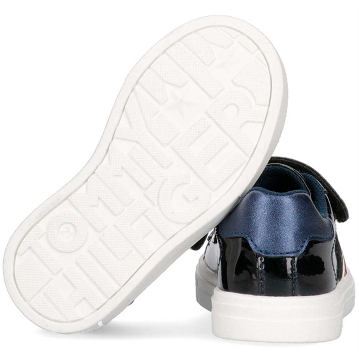 Tommy Hilfiger Low Cut Lace Up/Velcro Sneakers Blue 3