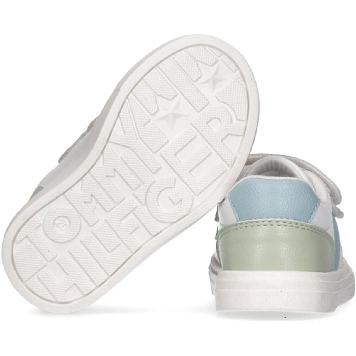Tommy Hilfiger Flag Low Cut Kardborreband Sneakers White/Multi 4