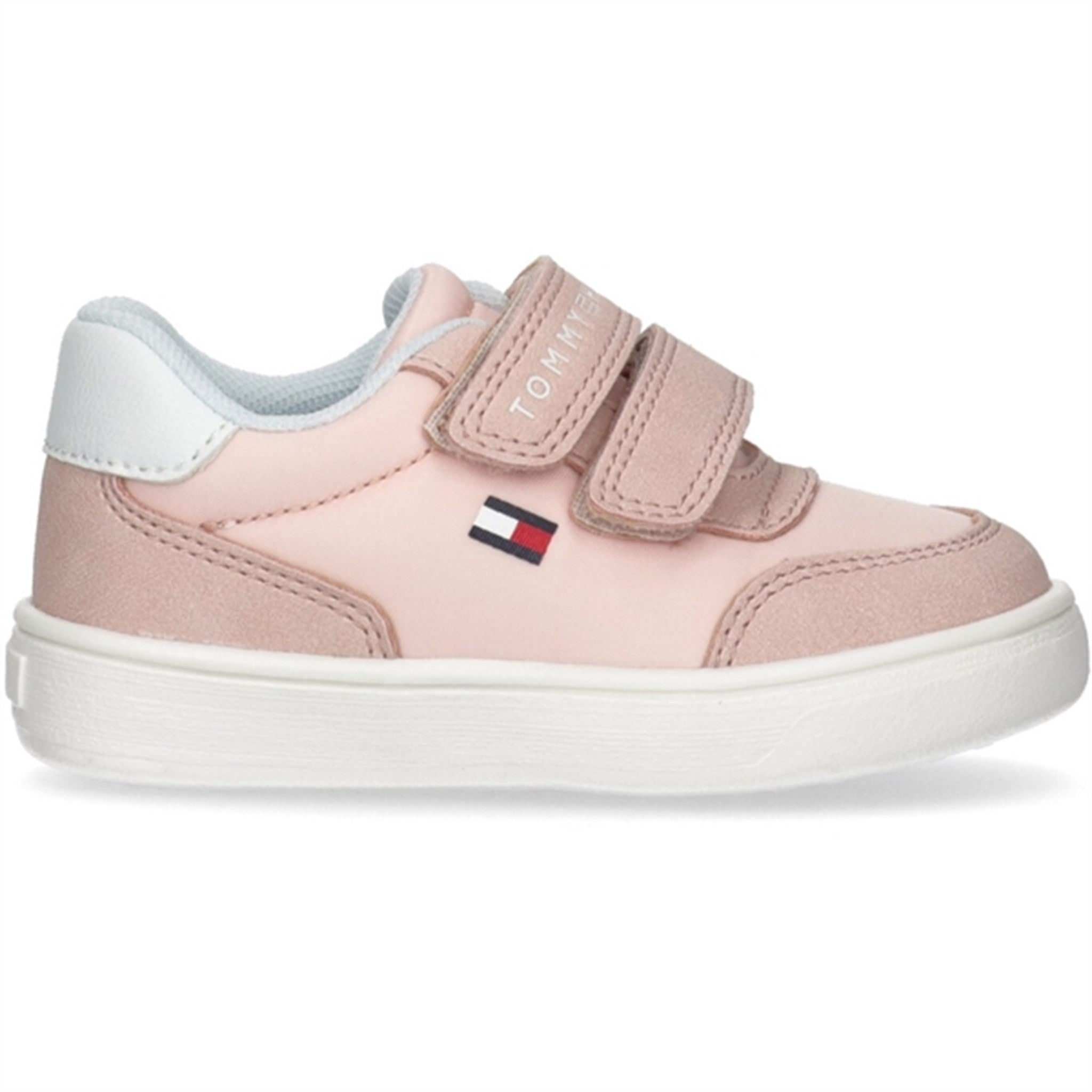 Tommy Hilfiger Low Cut Kardborreband Sneaker Pink/White 2