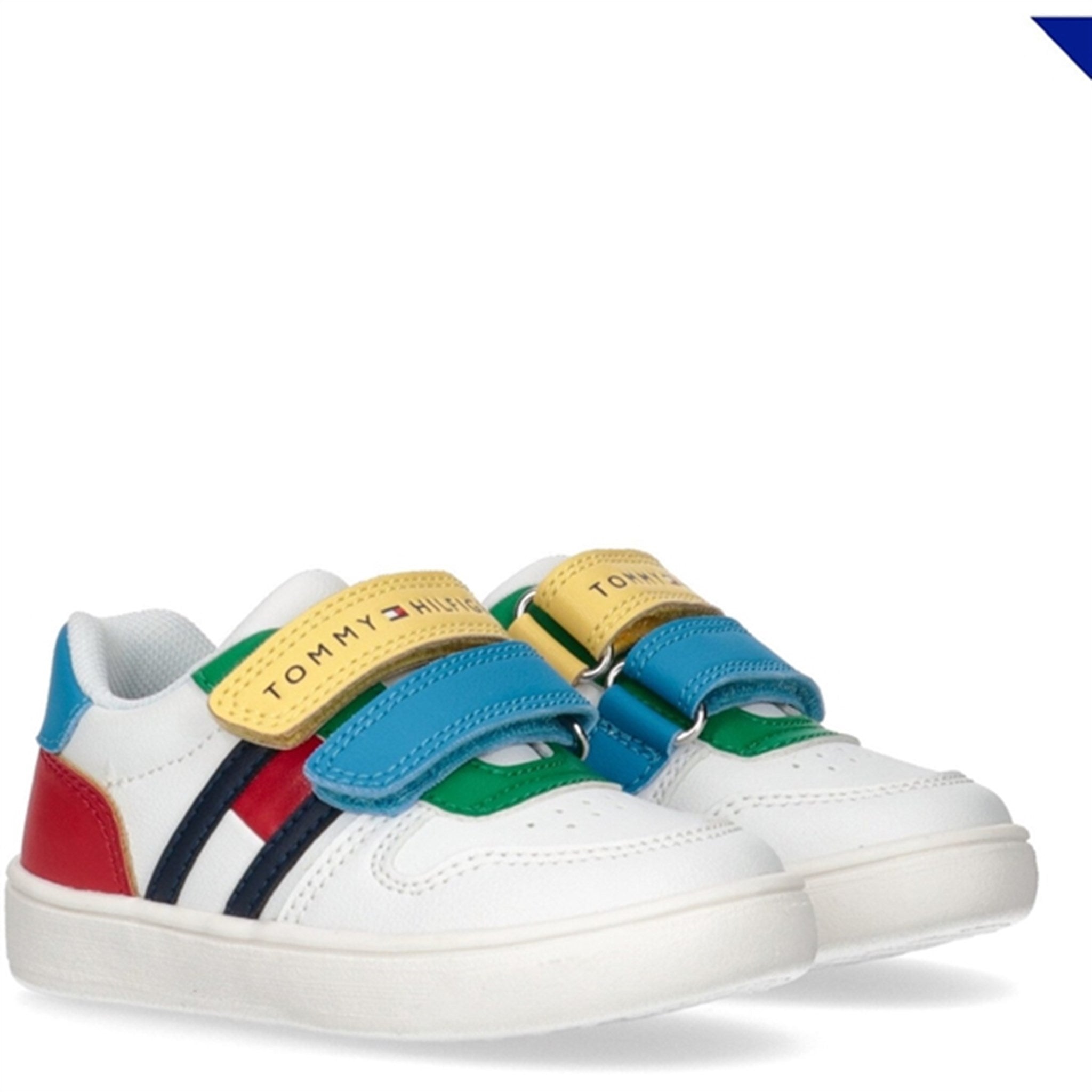 Tommy Hilfiger Flag Low Cut Kardborreband Sneaker Multicolor