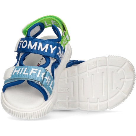 Tommy Hilfiger Logo Kardborreband Sandal White/Multi