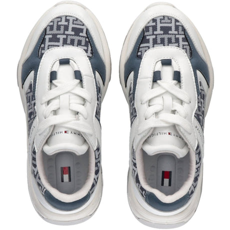 Tommy Hilfiger Low Cut Lace-Up Sneakers White/Denim