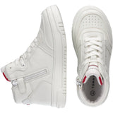 Tommy Hilfiger High Topp Lace-Up Sneaker Off White 5