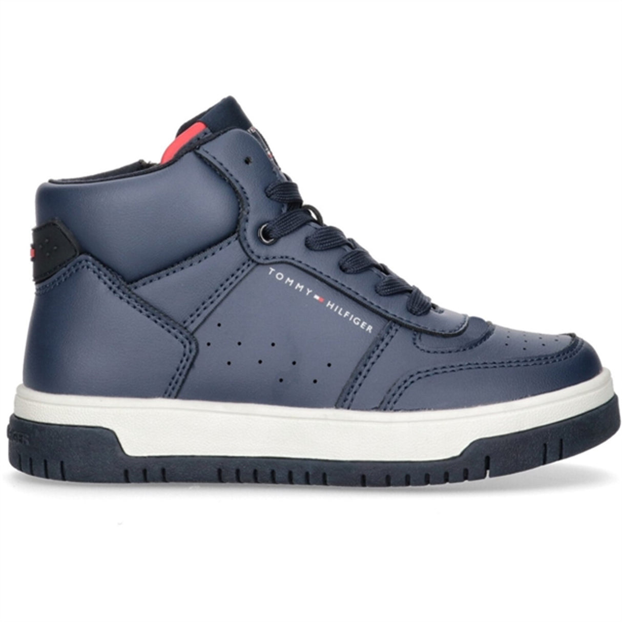 Tommy Hilfiger High Topp Lace-Up Sneaker Blue 5