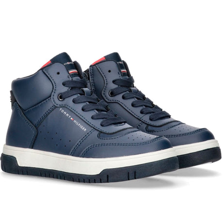 Tommy Hilfiger High Topp Lace-Up Sneaker Blue