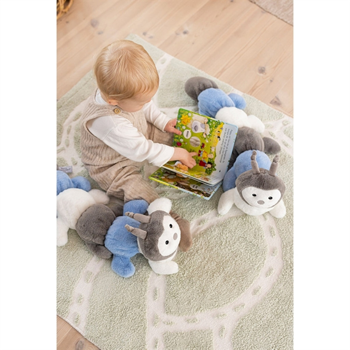 Teddykompaniet Teddy Forest Centipede Blue