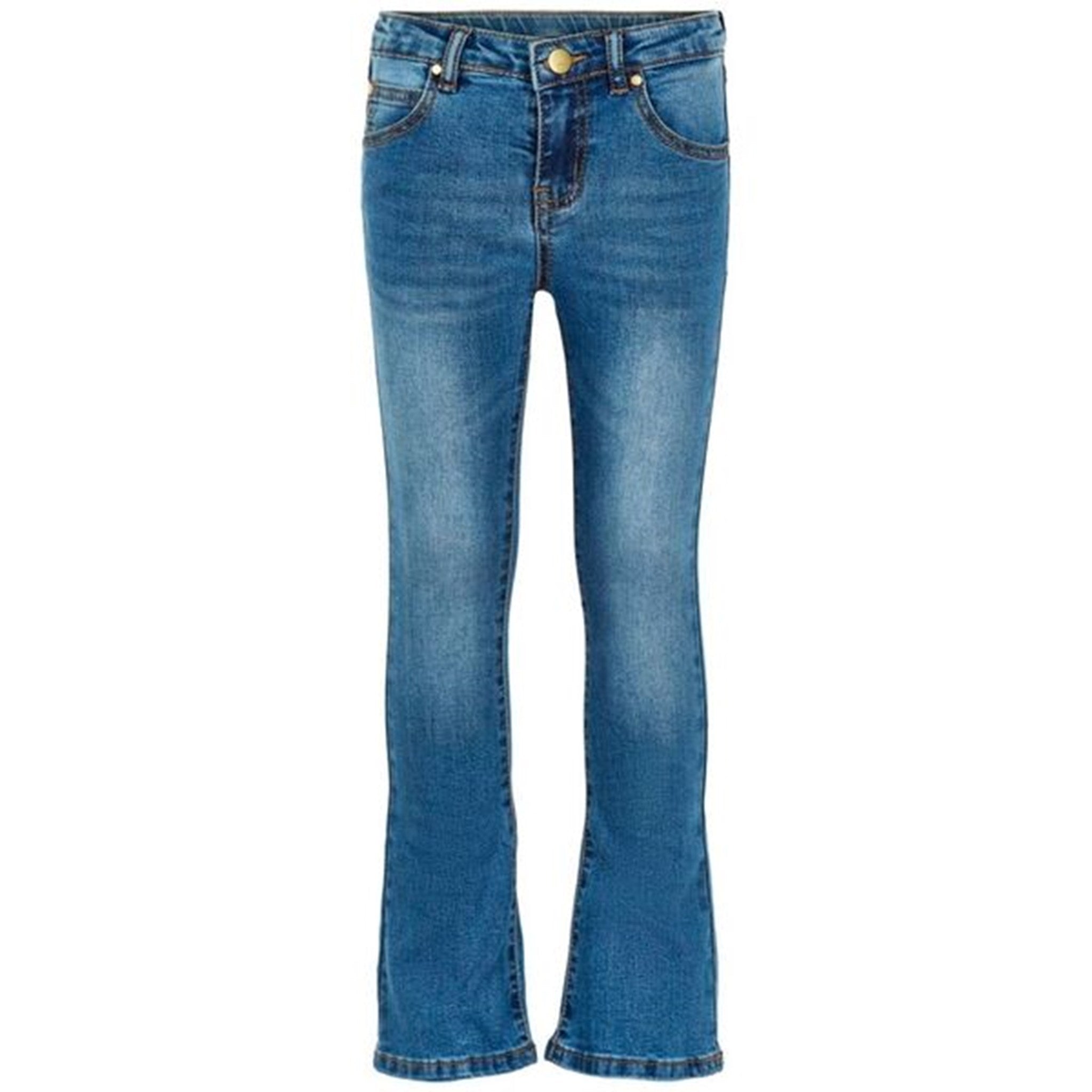 The New Flared Jeans Dark Blue Denim