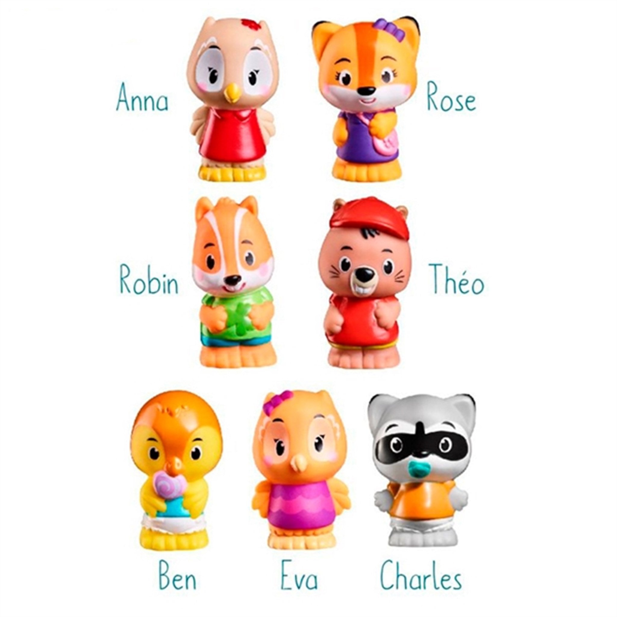 Timber Tots by Klorofil Characters Set of 7