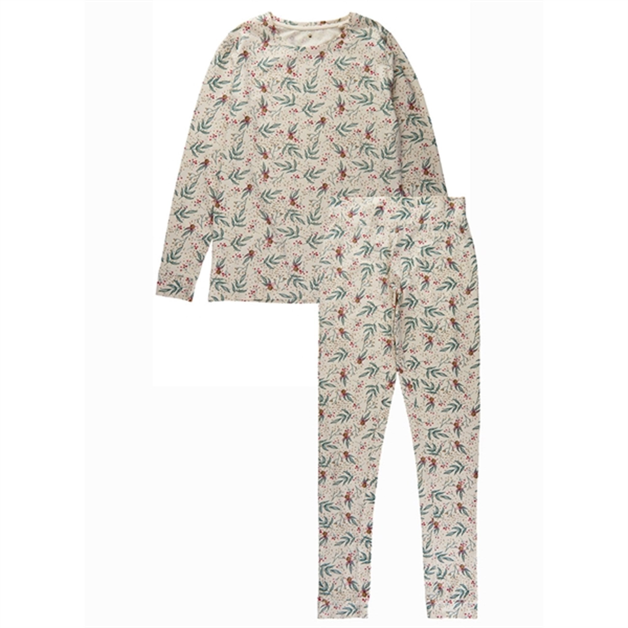 The New White Swan Bell Aop Holiday Pyjamas Voksen