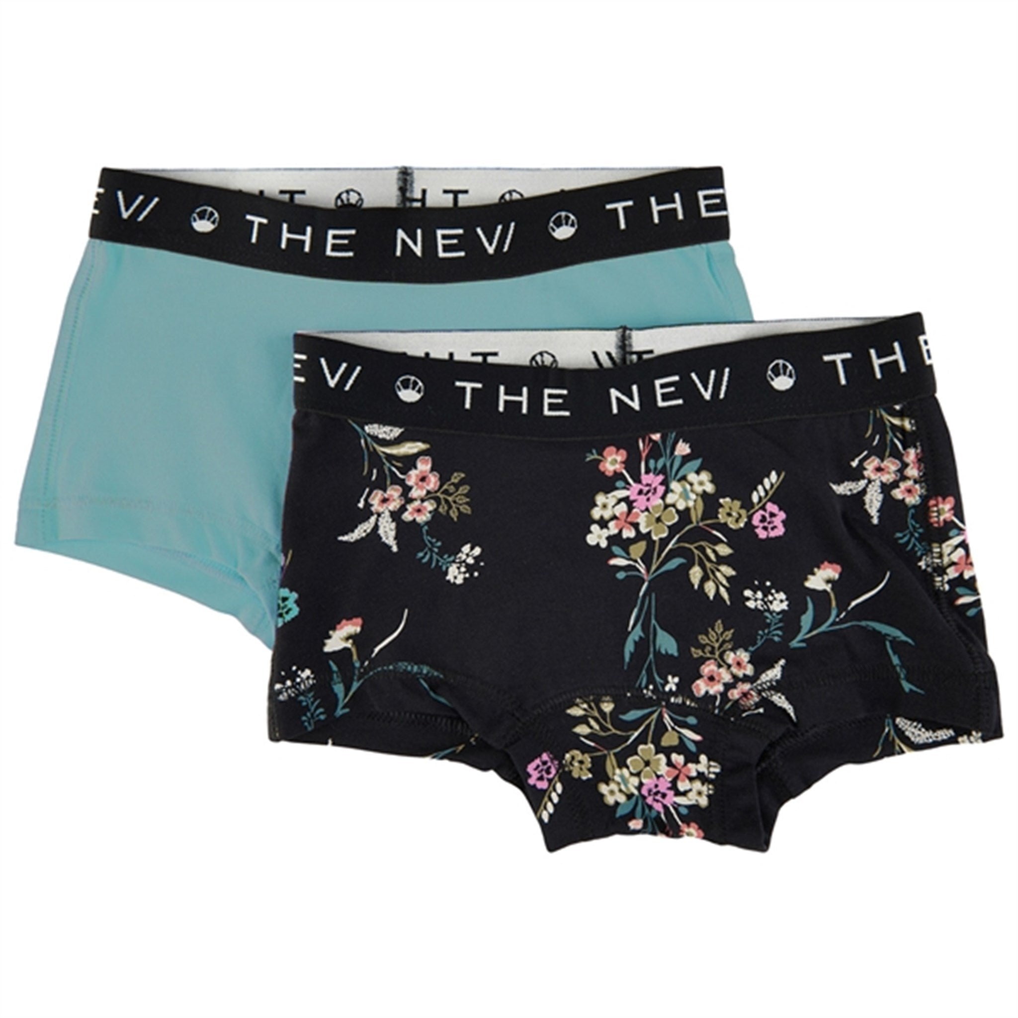 The New Black Beauty Flower Hipsters 2-pack AOP